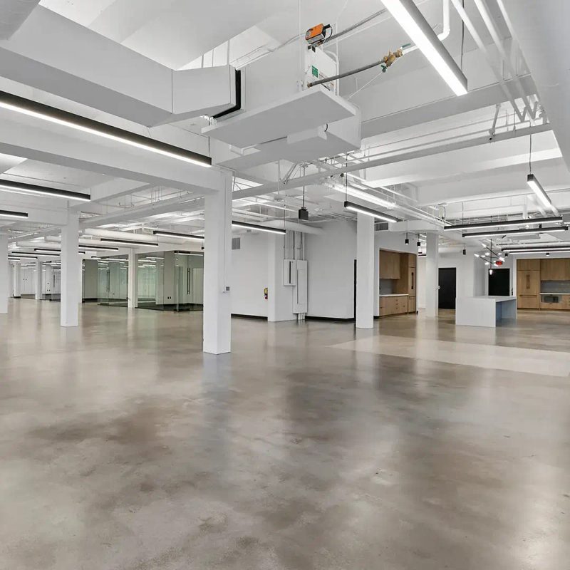 Urban office workspace commercial tenant improvement in Troy Michigan