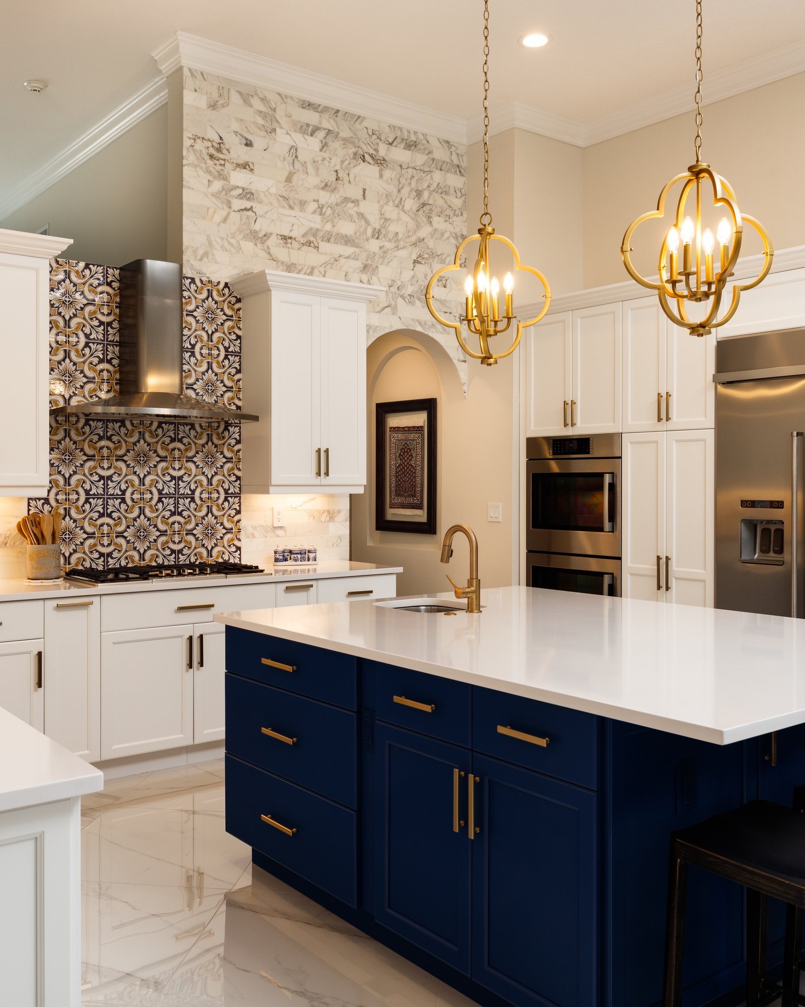 Brighton + Kitchen high-end finishes by Reschka Design Build