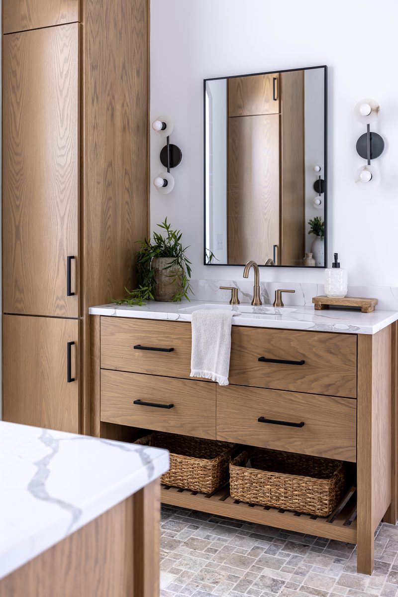 Hawthorn + Remodel kitchen countertop detail by Reschka Design Build