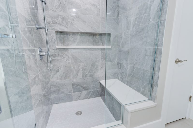 Hazelhurst + Remodel master bathroom shower by Reschka Design Build