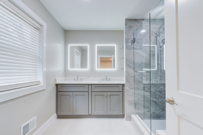 Hazelhurst + Remodel master bathroom vanity by Reschka Design Build