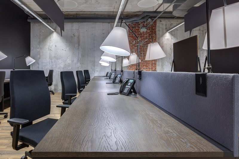Urban + Workspace desk lighting by Reschka Design Build
