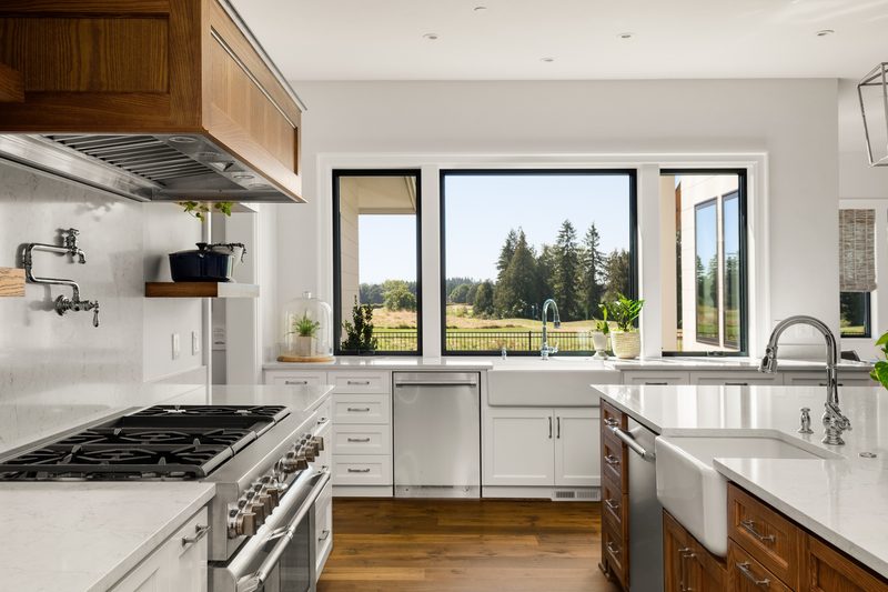 Woodland + Estate luxury kitchen windows by Reschka Design Build